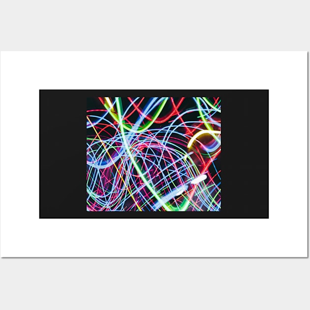 NEON LINES Wall Art by daghlashassan